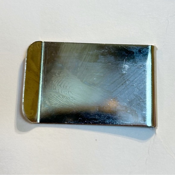 Rawcliffe Gilbro Since 1973 Metal Money Clip 2002 Silver Tone Encore Group Decal - Picture 7 of 7